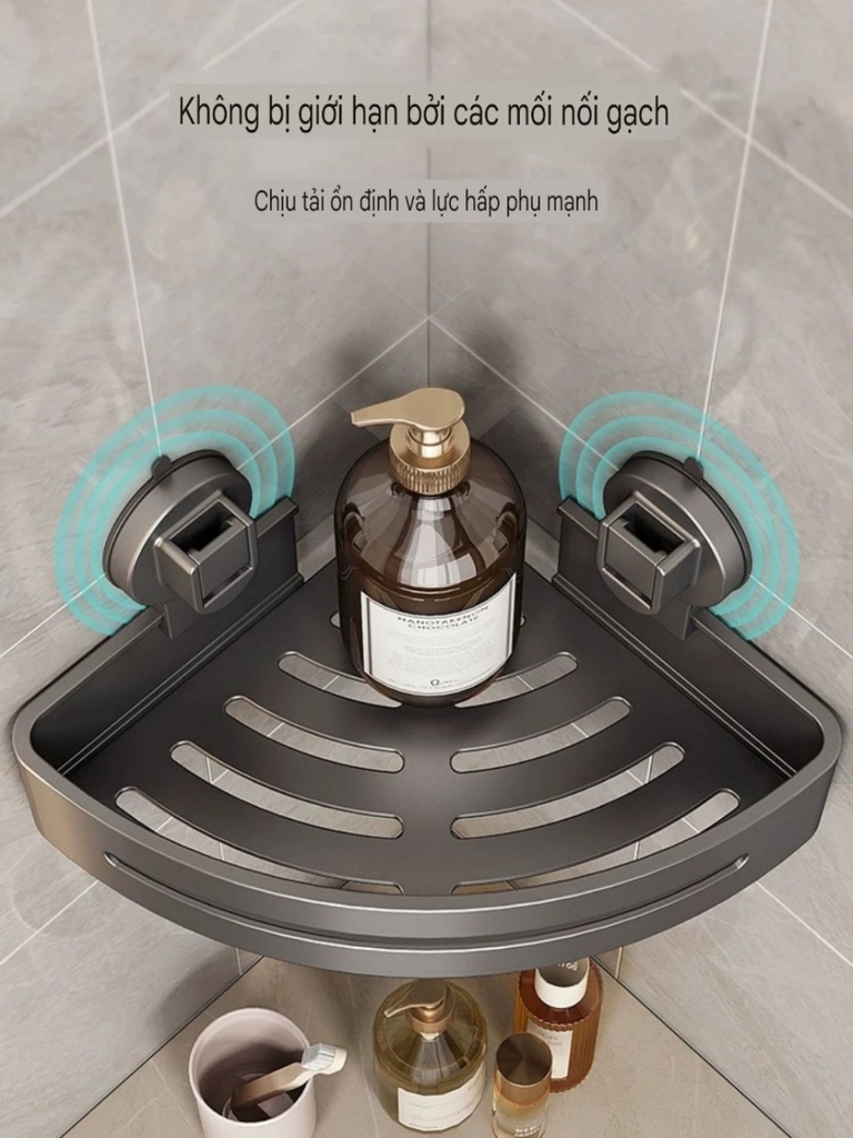 Kệ tam giác hợp kim nhôm loại hút tường