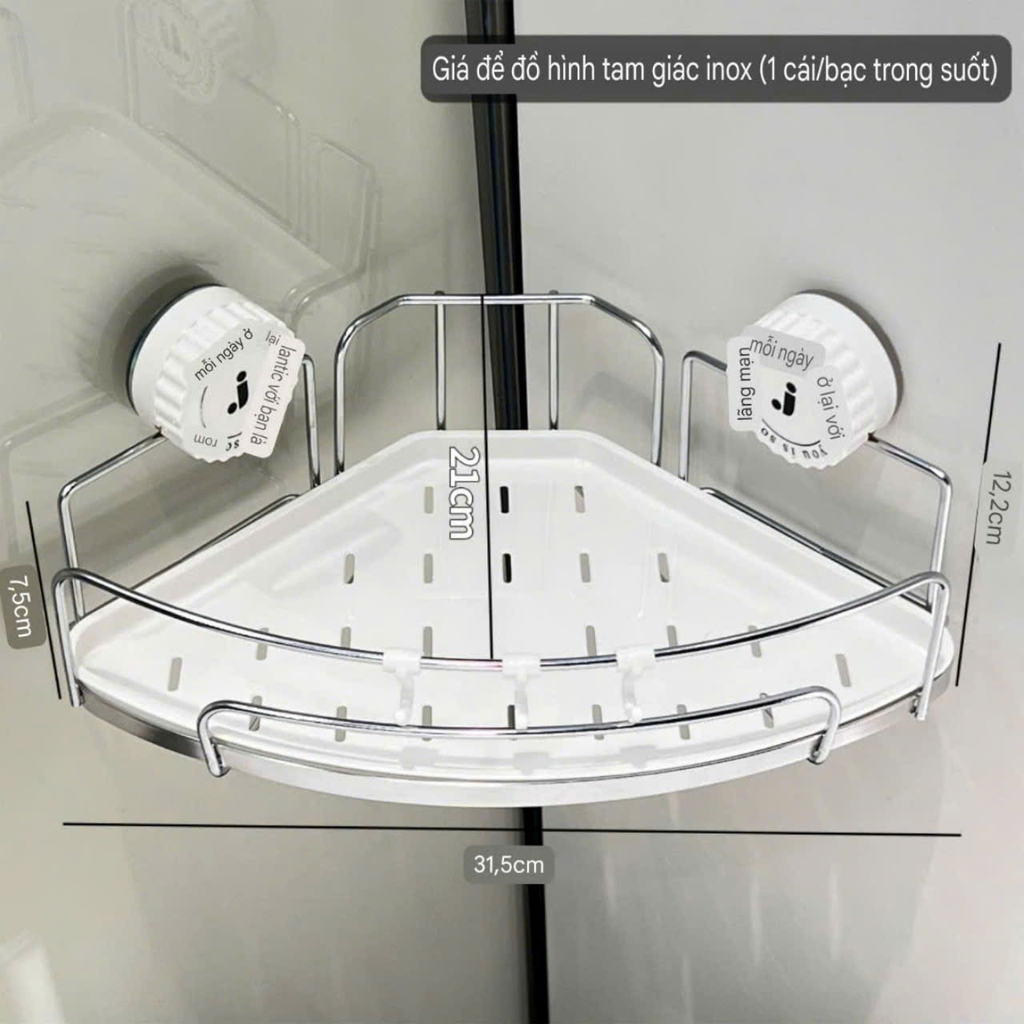 Kệ tam giác kiểu hút tường