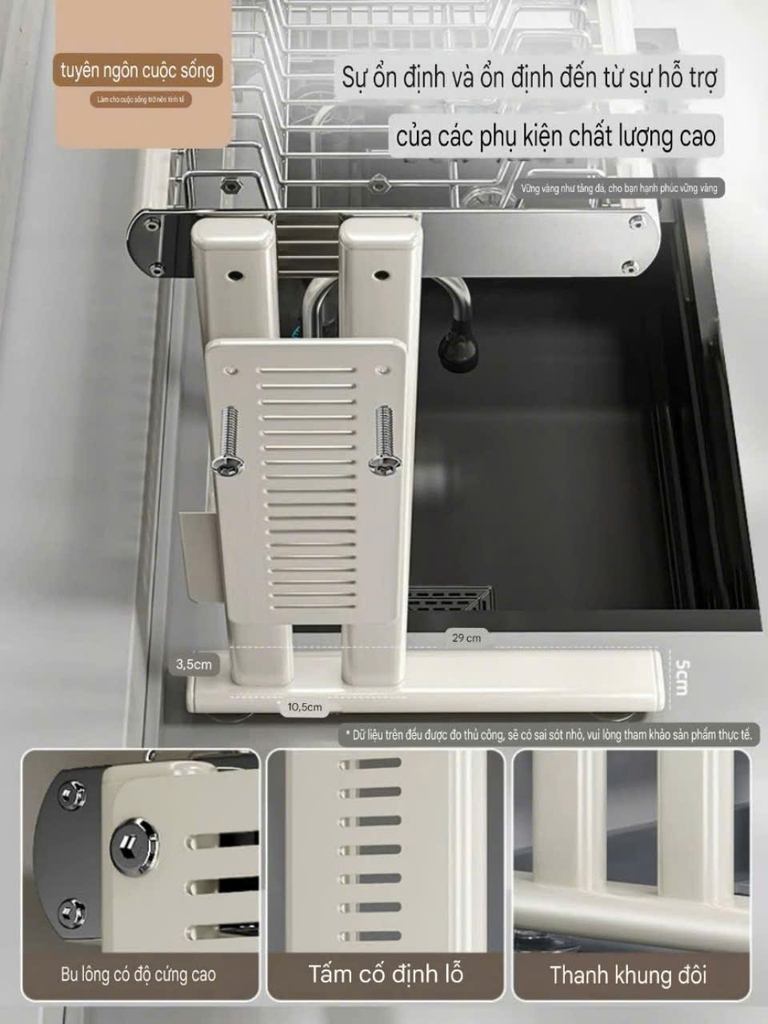 Kệ úp chén dĩa và để dao muỗng đũa