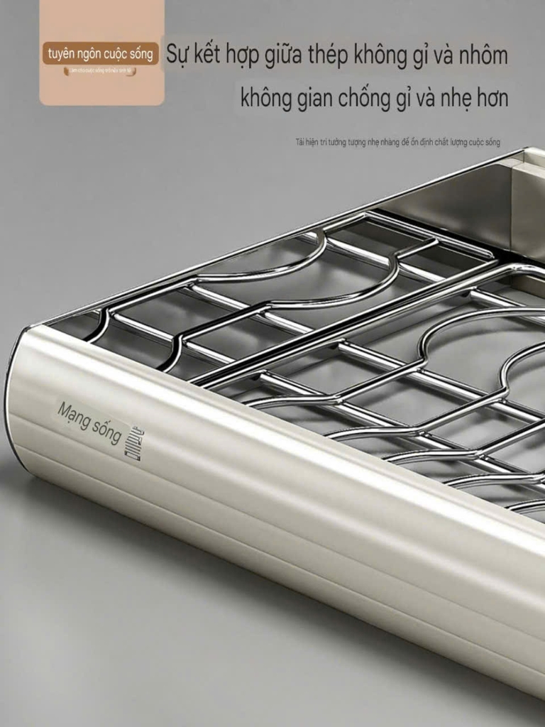 Kệ úp chén dĩa và để dao muỗng đũa