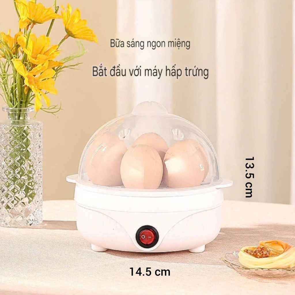 Máy hấp trứng tự động tắt khi chín