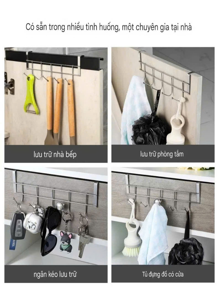 Móc treo cửa tủ inox không rỉ