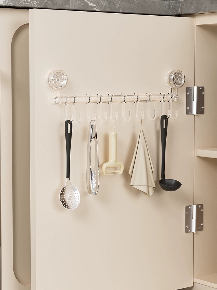 Thanh treo đồ nhà bếp nhà tắm có 10 móc nhỏ