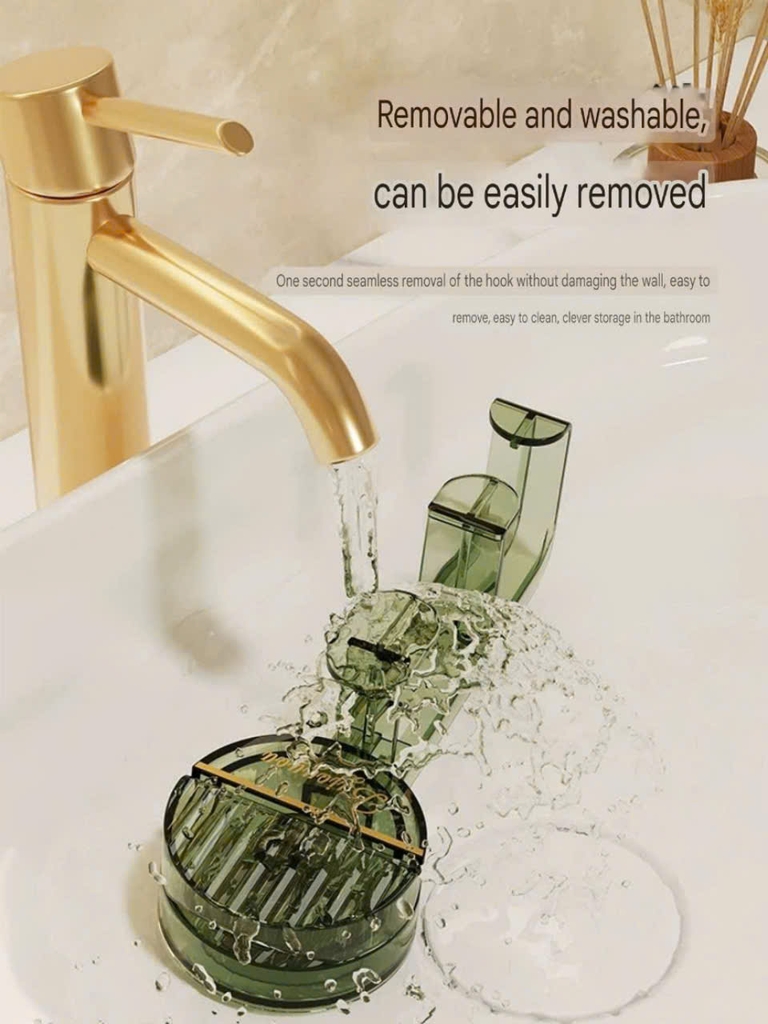 Móc treo thau chậu kiểu hút tường