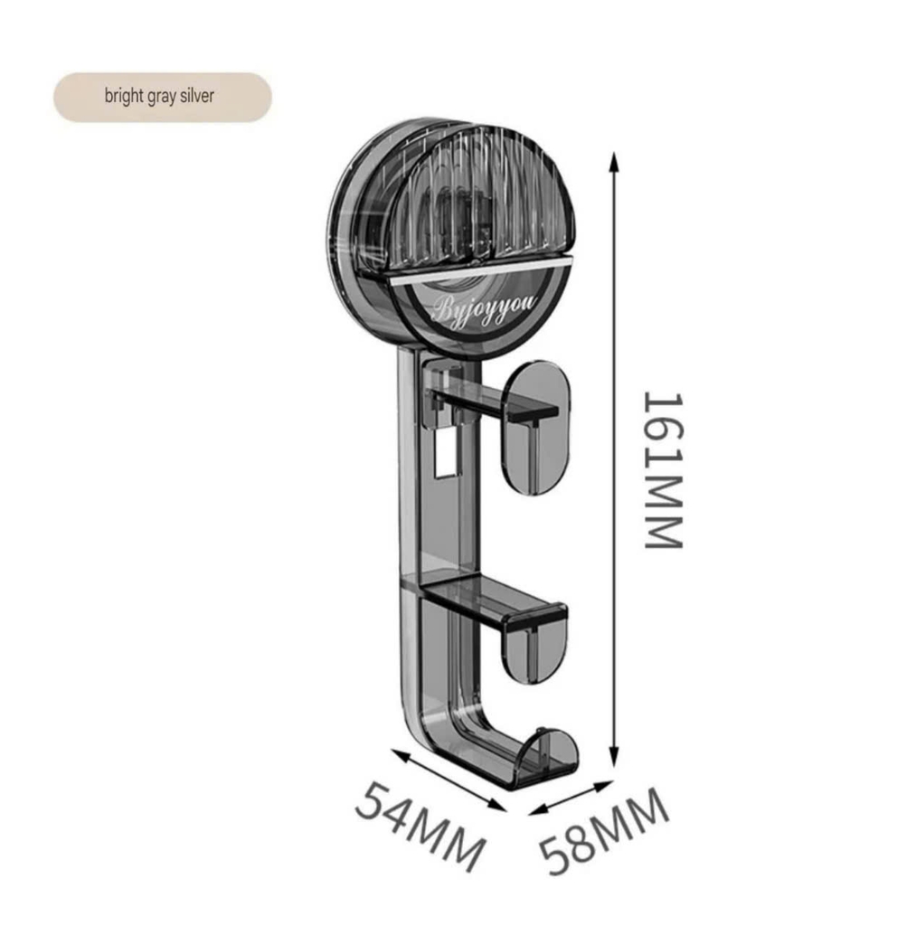 Móc treo thau chậu kiểu hút tường