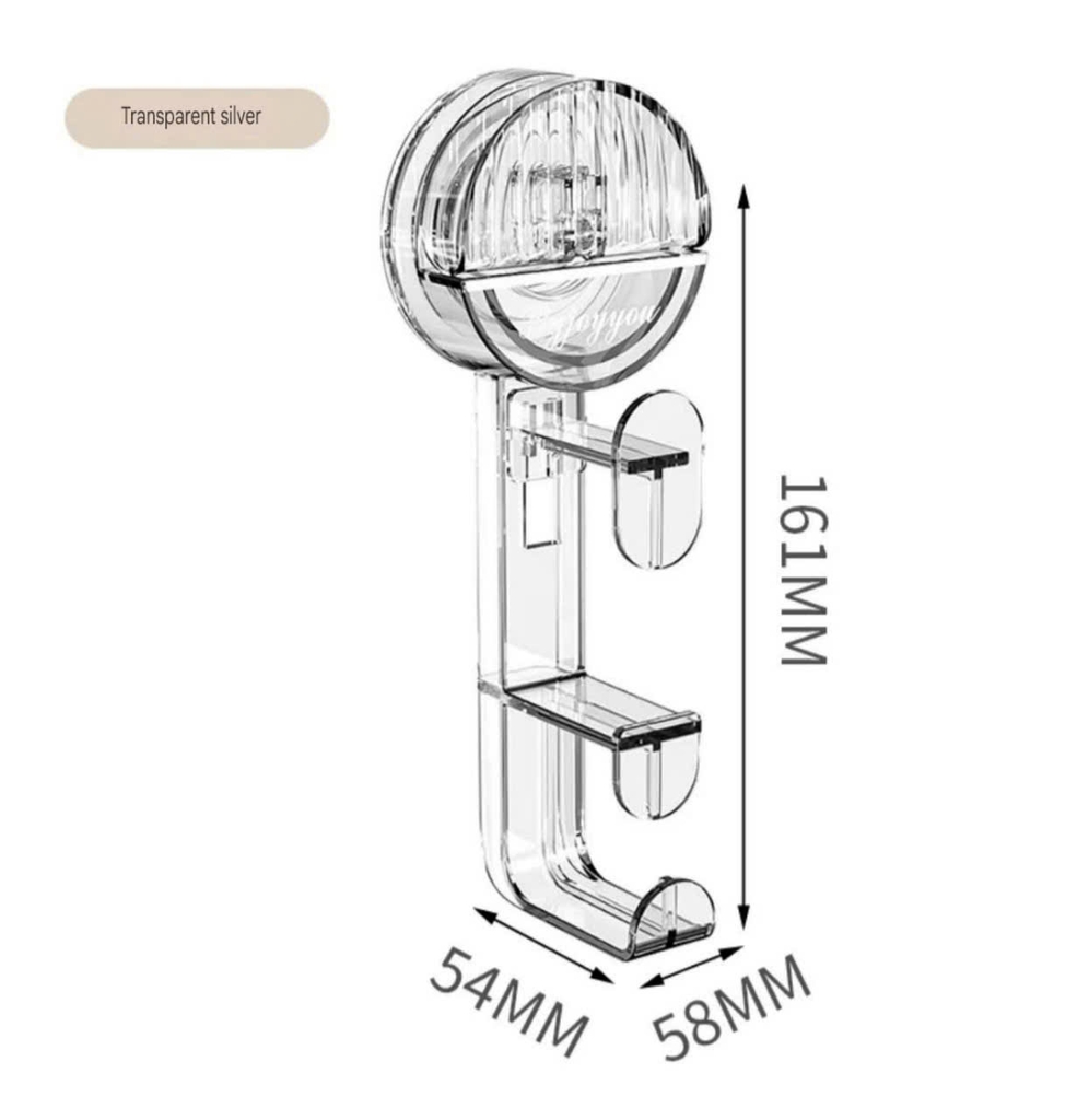 Móc treo thau chậu kiểu hút tường