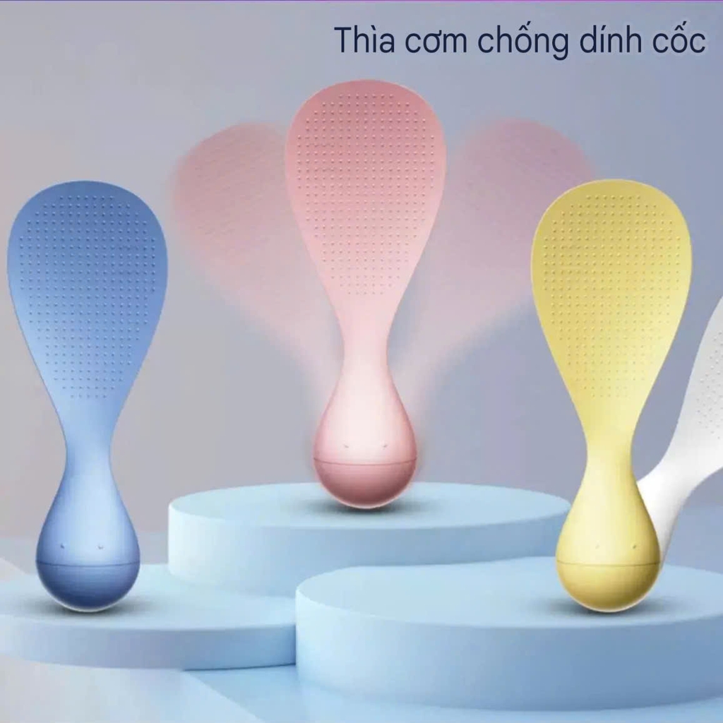 Muỗng xới cơm chống dính và giữ thăng bằng