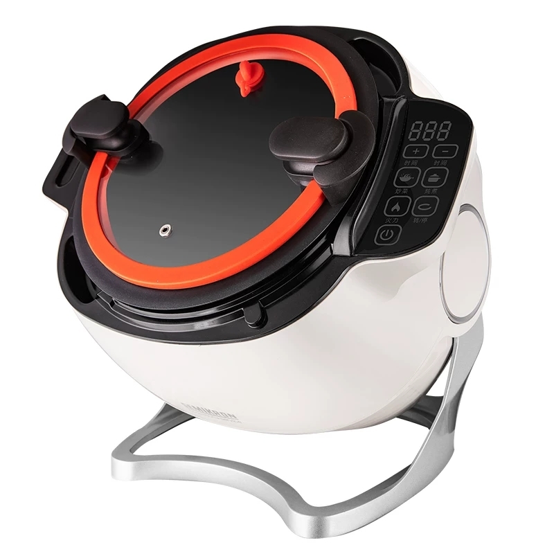 Nồi nấu chiên xào xoay 360 độ