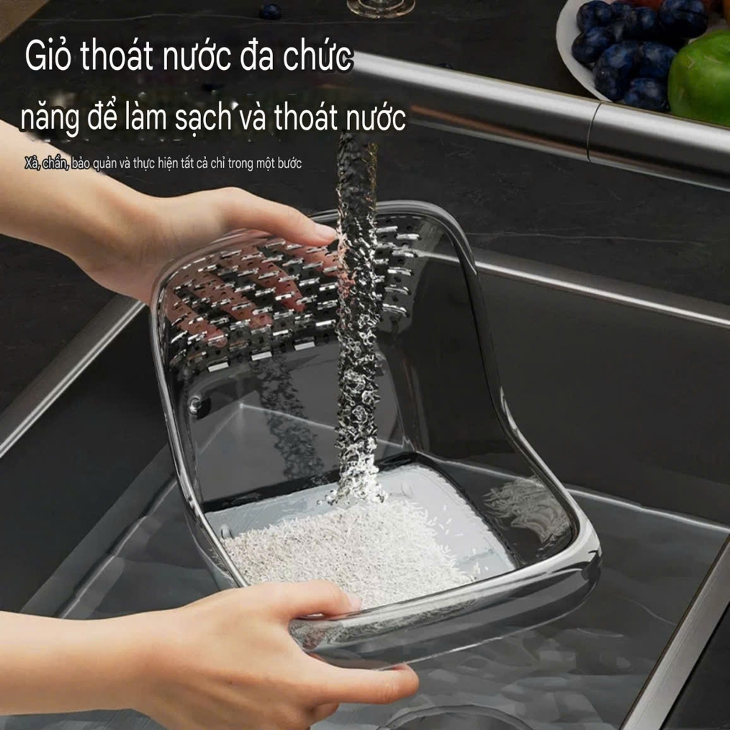 Rổ thoát nước nhựa PET an toàn thực phẩm