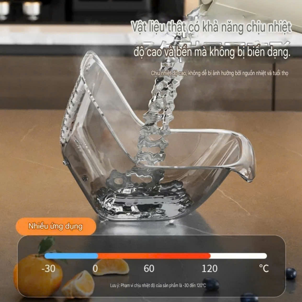 Rổ thoát nước nhựa PET an toàn thực phẩm