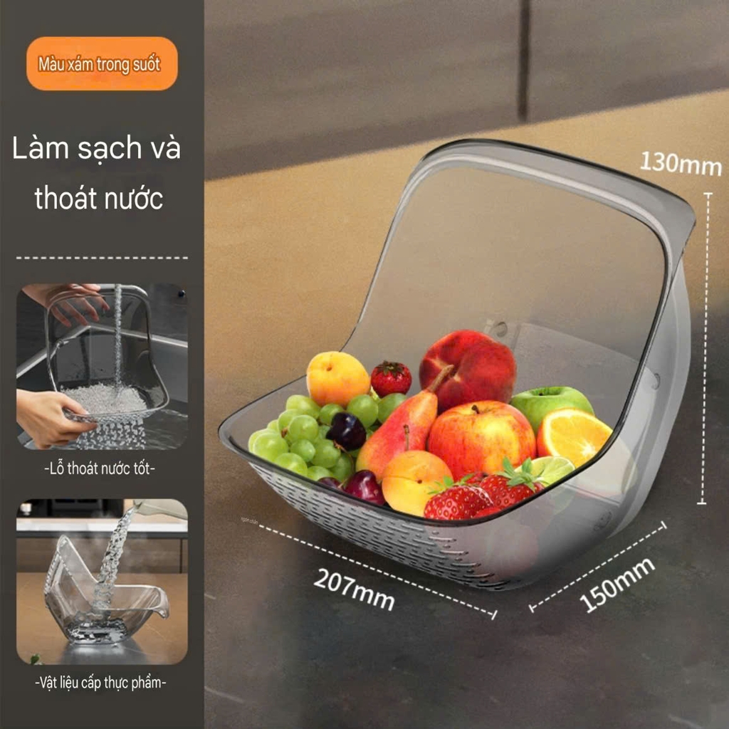 Rổ thoát nước nhựa PET an toàn thực phẩm