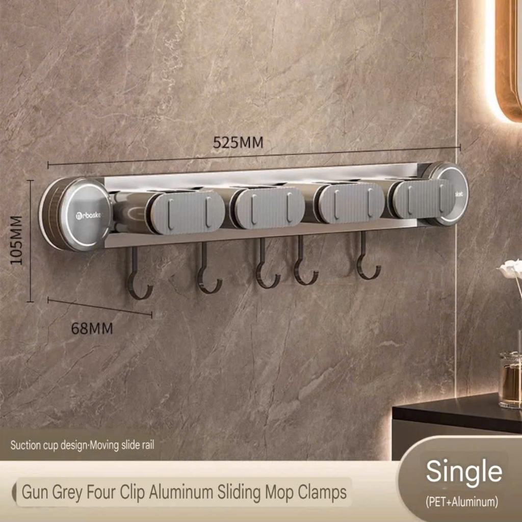 Thanh kẹp cây lau nhà bằng hợp kim nhôm và nhựa PET