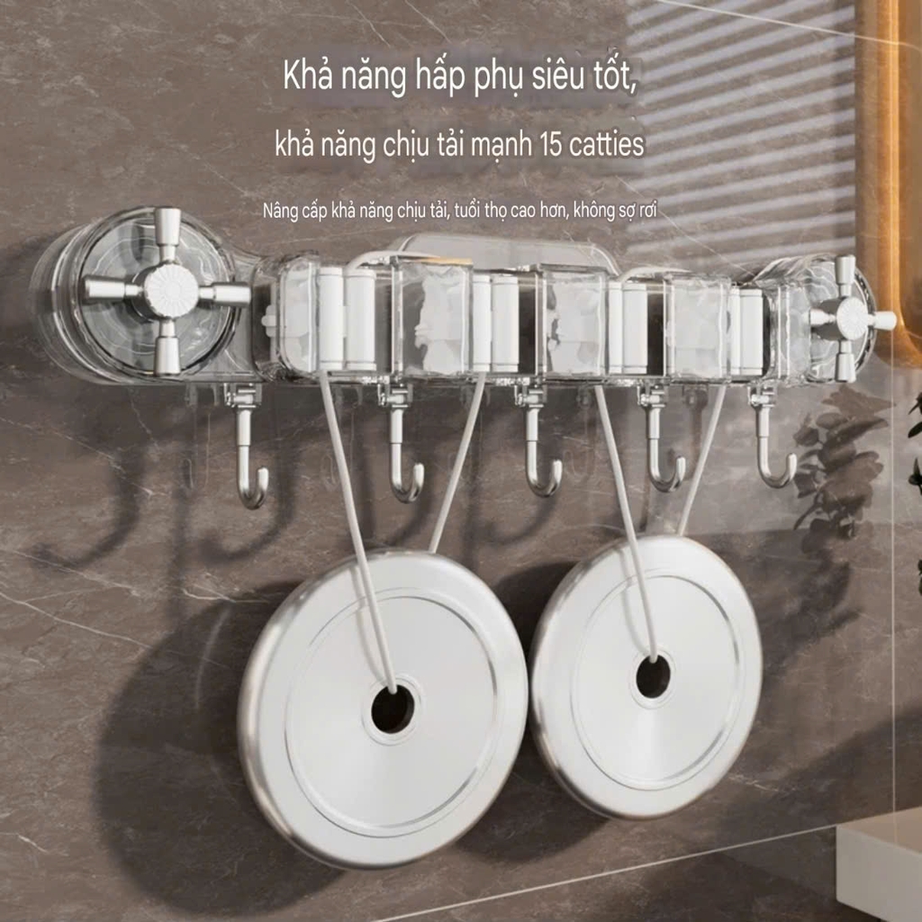 Thanh kẹp cây lau nhà có 5 móc nhỏ