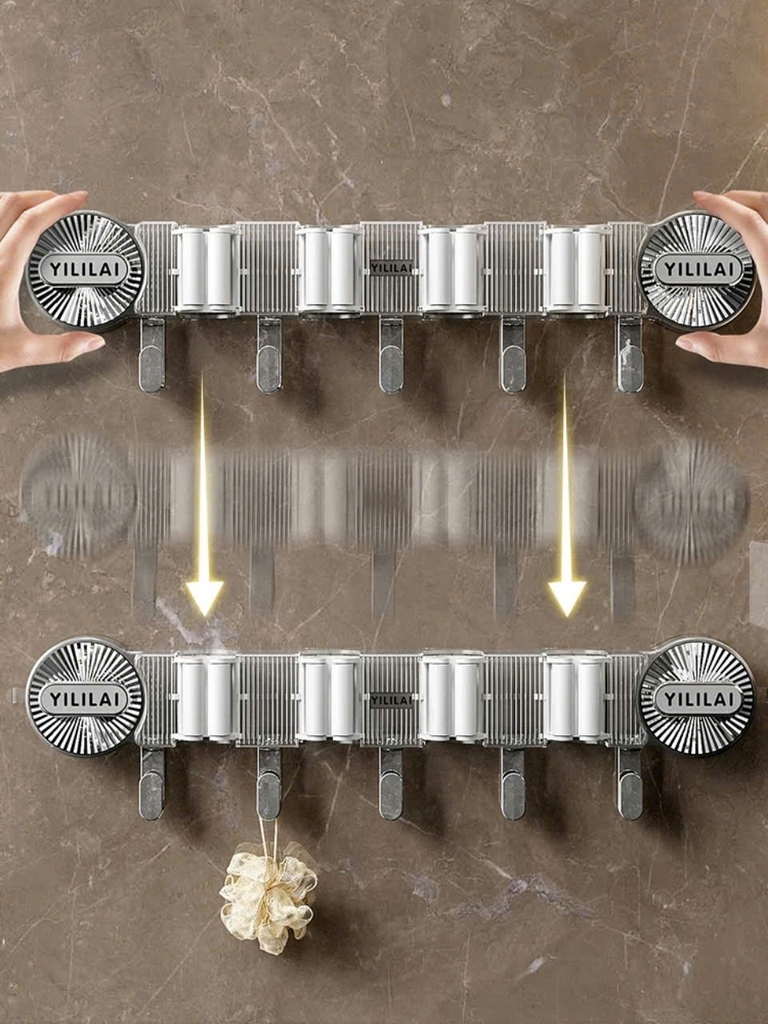 Thanh kẹp cây lau nhà kiểu hút tường