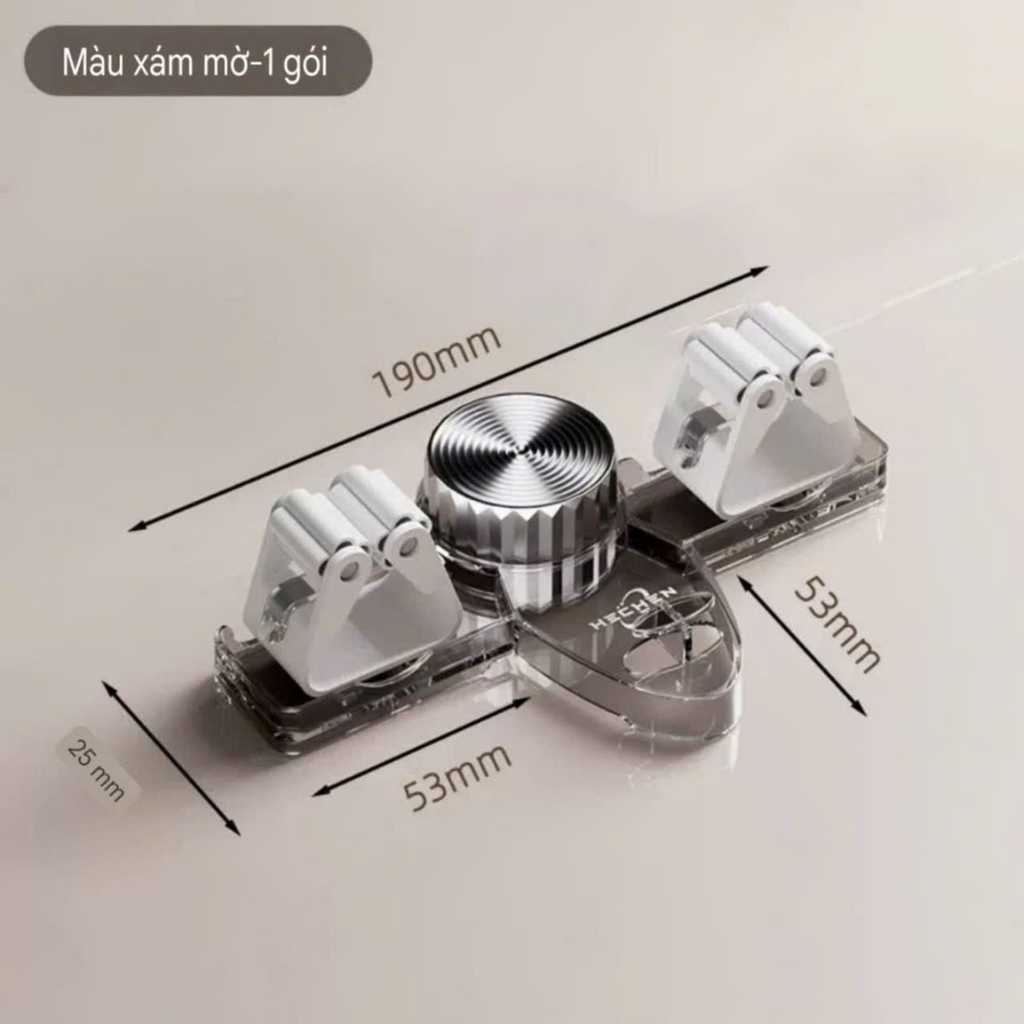 Thanh kẹp cây lau nhà nhựa PET trong suốt
