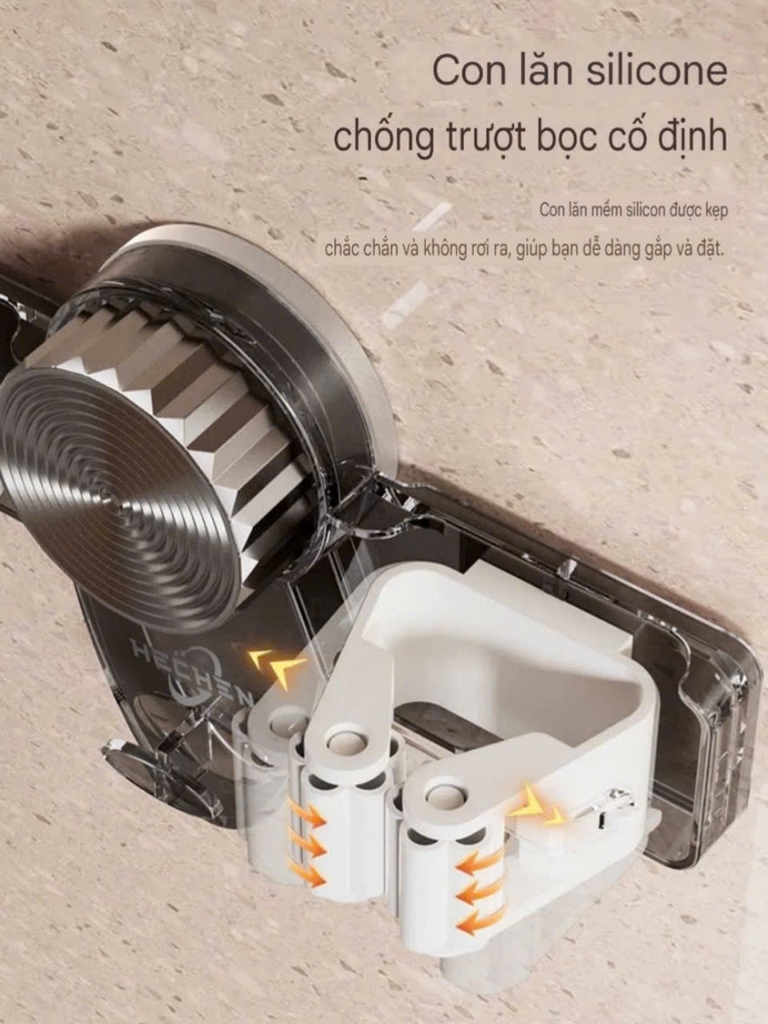 Thanh kẹp cây lau nhà nhựa PET trong suốt