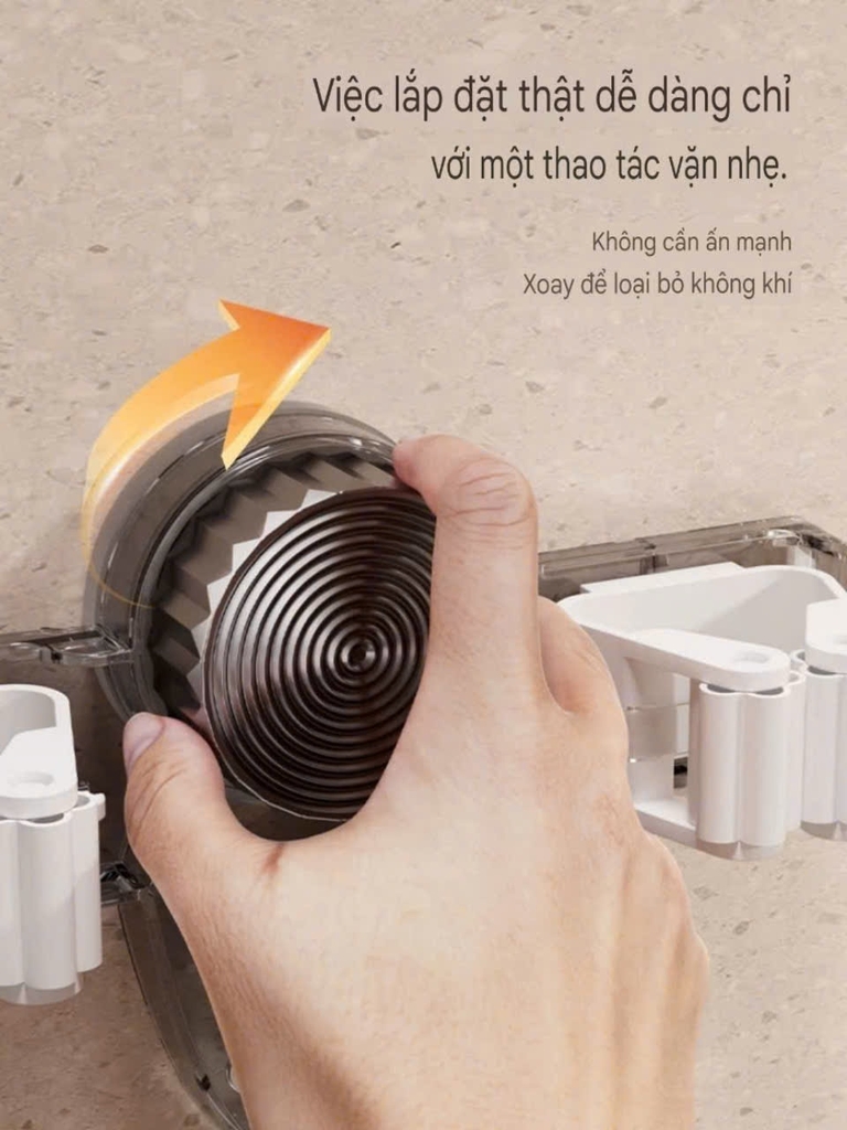 Thanh kẹp cây lau nhà nhựa PET trong suốt