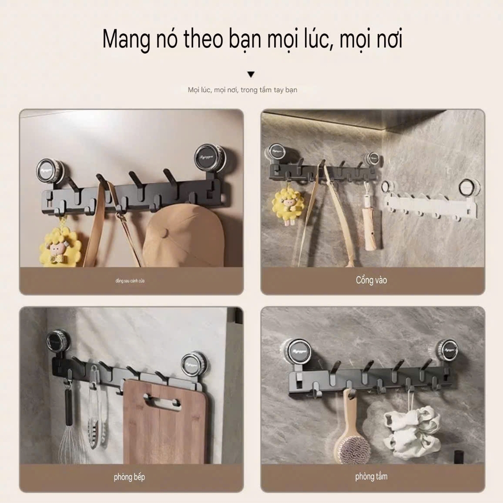 Thanh móc treo quần áo bằng thép Carbon phủ sơn men