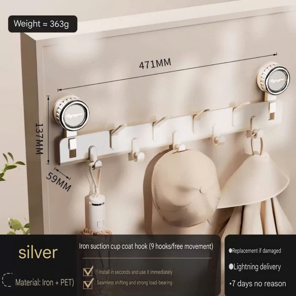 Thanh móc treo quần áo bằng thép Carbon phủ sơn men