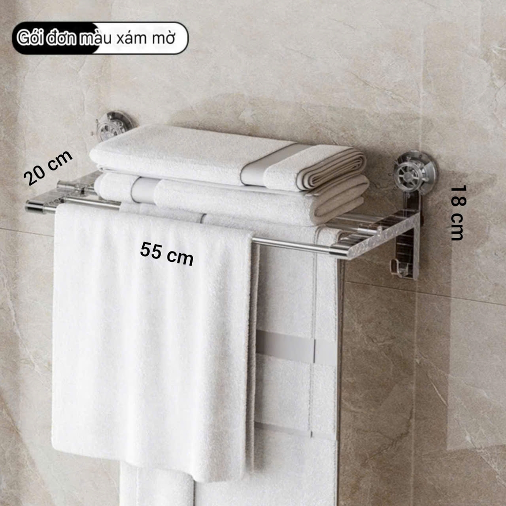 Thanh treo có 4 hàng để khăn