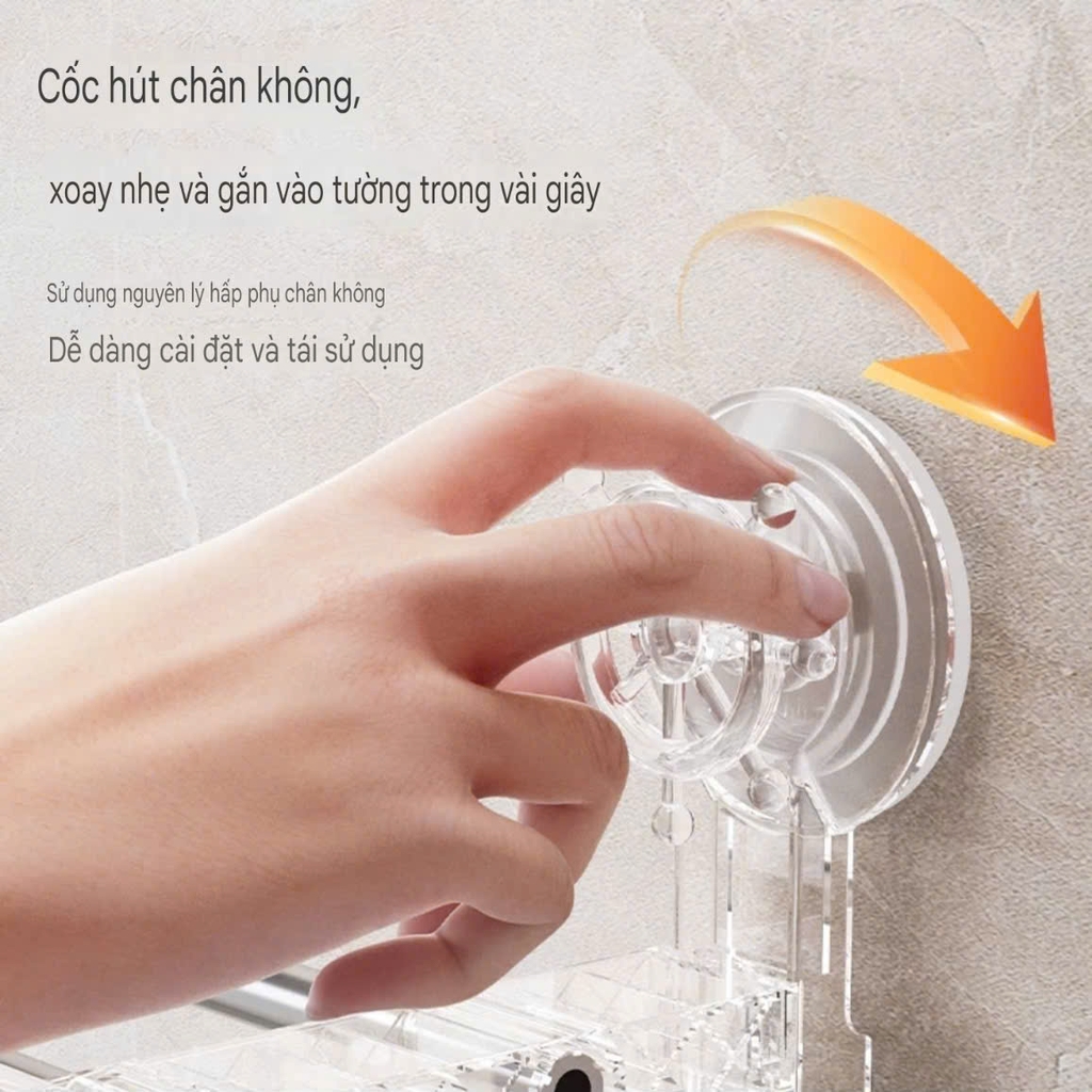 Thanh treo có 4 hàng để khăn