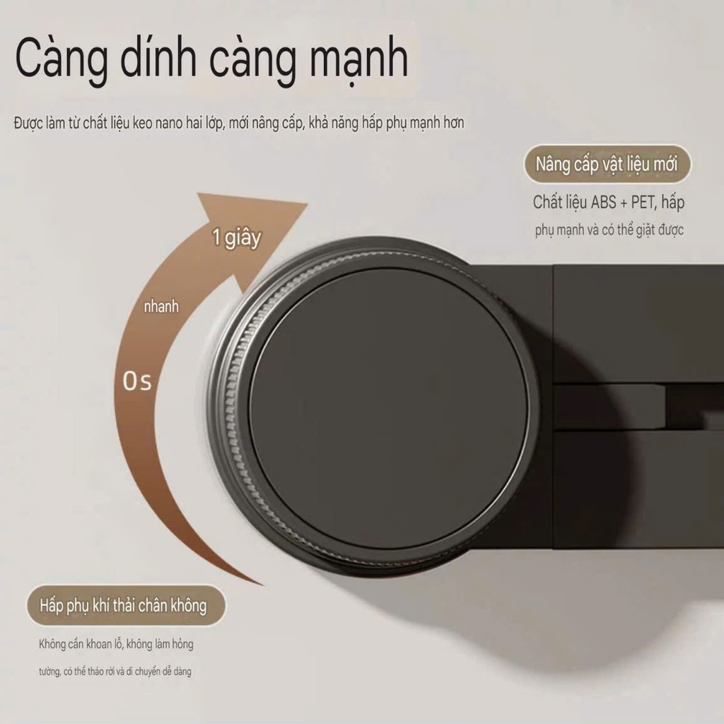 Thanh treo đồ có 5 móc di chuyển