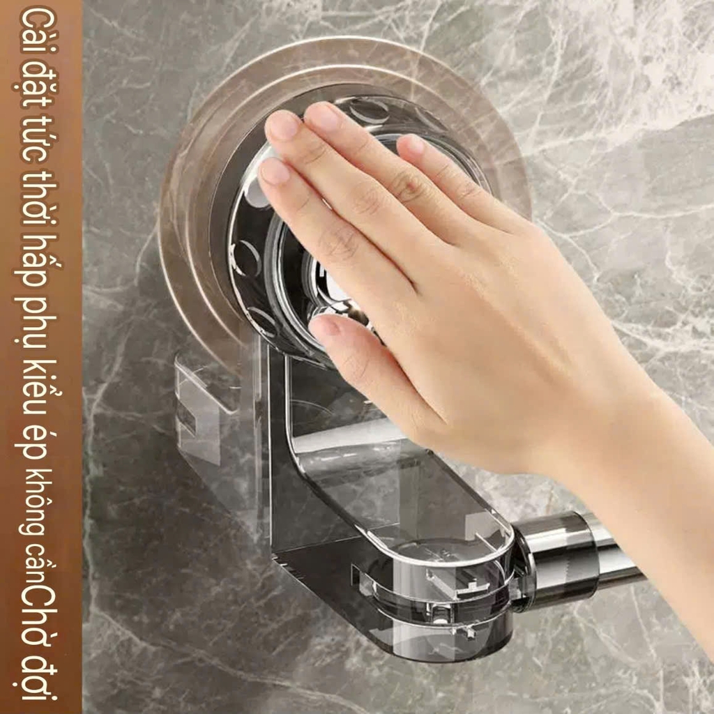 Thanh treo khăn chỉnh kích thước kiểu hút tường