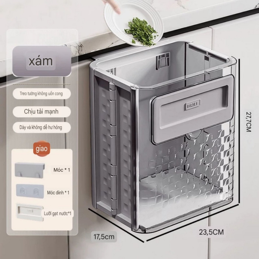 Thùng đựng rác Mini kiểu gấp gọn