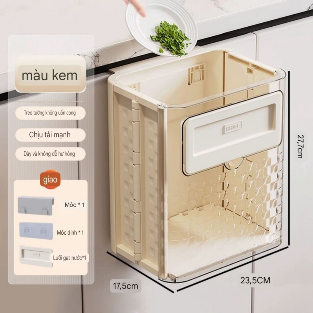 Thùng đựng rác Mini kiểu gấp gọn