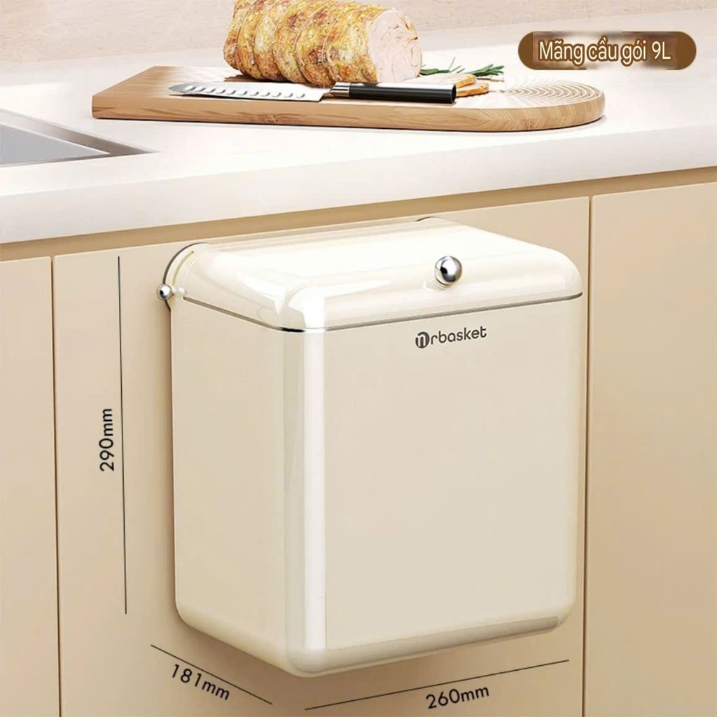 Thùng đựng rác nhà bếp, nhà tắm loại hút tường