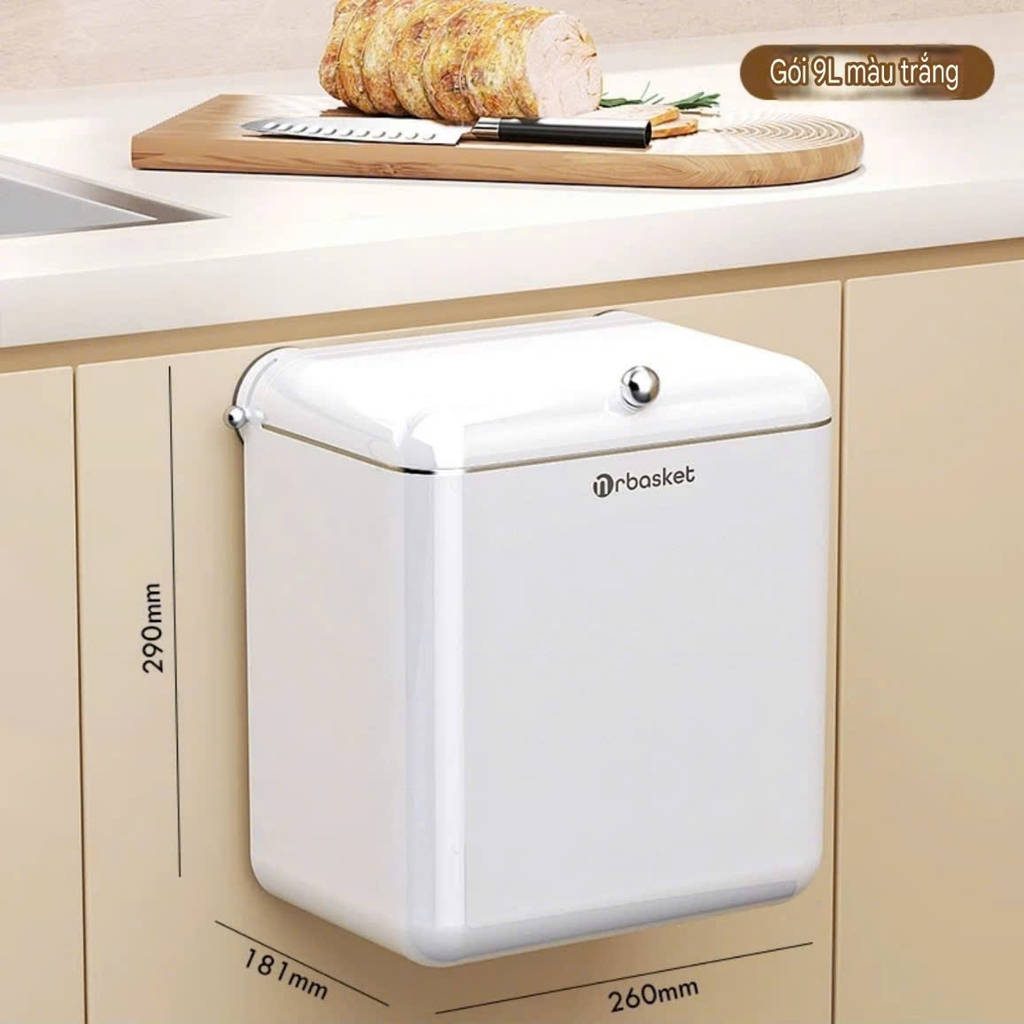 Thùng đựng rác nhà bếp, nhà tắm loại hút tường