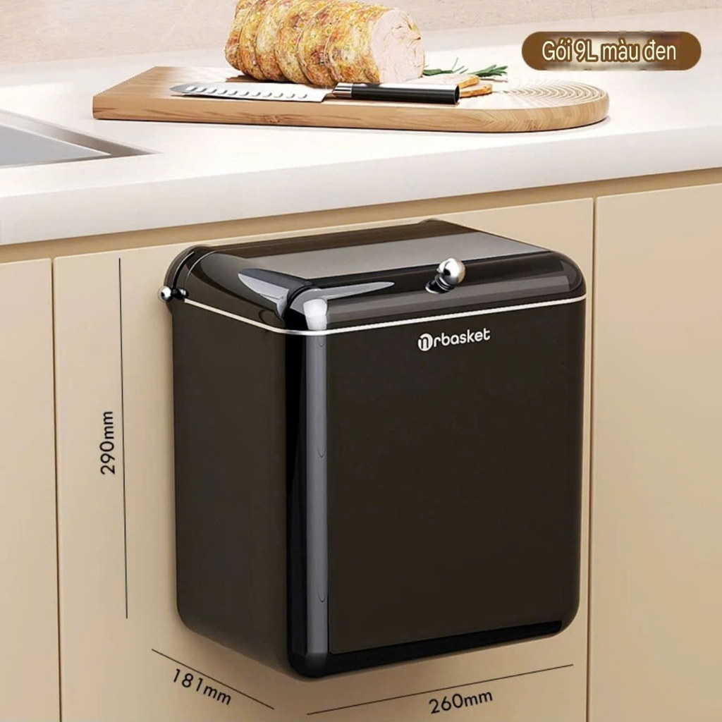 Thùng đựng rác nhà bếp, nhà tắm loại hút tường