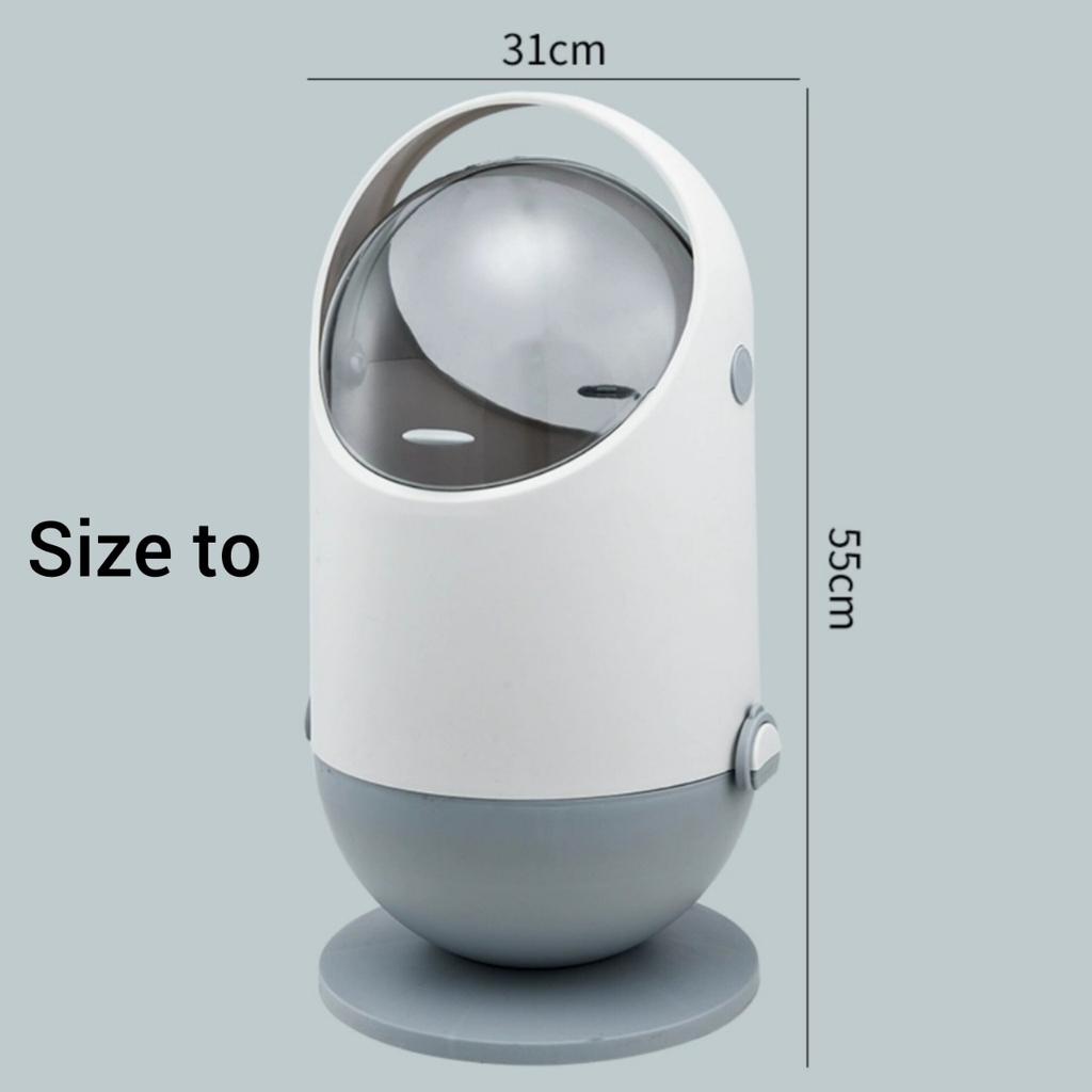 Thùng rác kiểu dáng phi hành gia