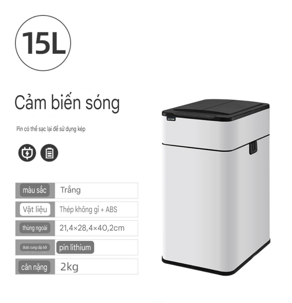 Thùng rác mini cảm biến thông minh
