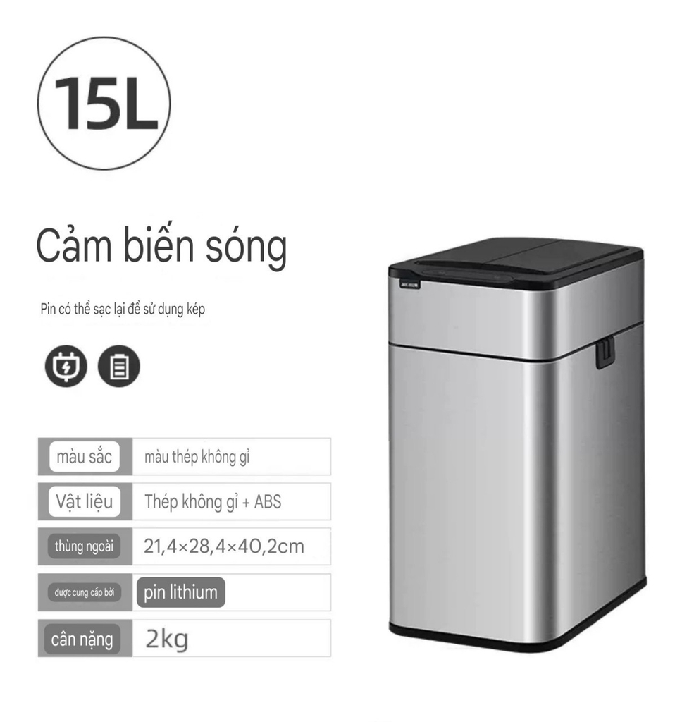 Thùng rác mini cảm biến thông minh