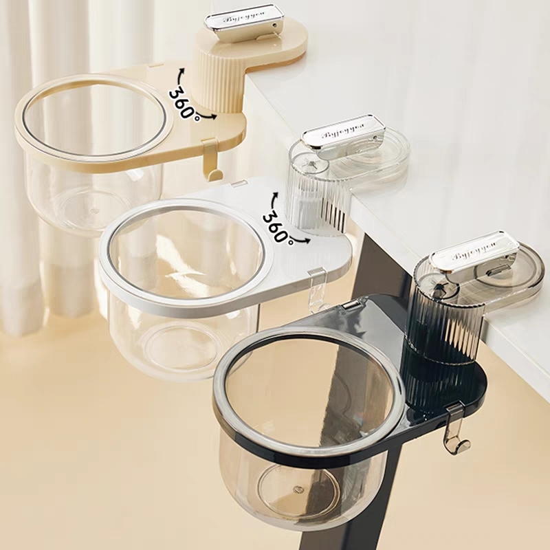 Thùng rác mini xoay 360 độ kiểu hút tường