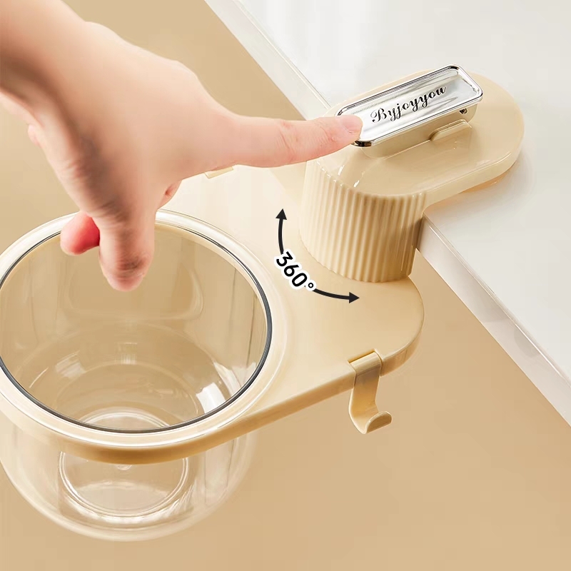 Thùng rác mini xoay 360 độ kiểu hút tường
