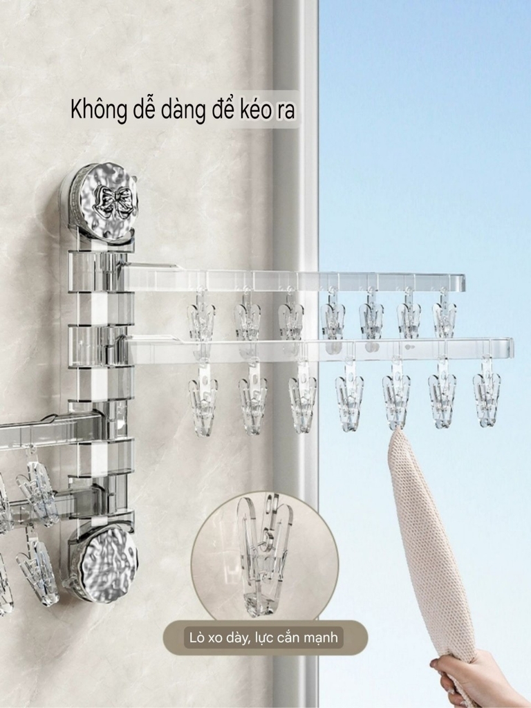 Giá treo vớ tất 4 nhánh 28 móc