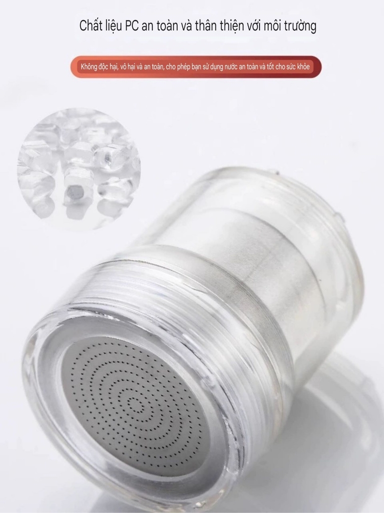 Vòi nối tăng áp có lõi lọc nước