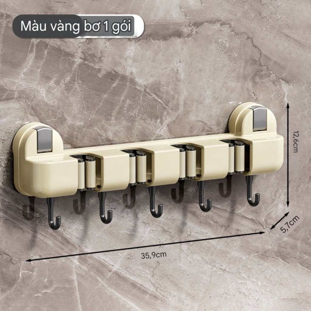 Thanh kẹp cây lau nhà có 5 móc nhỏ