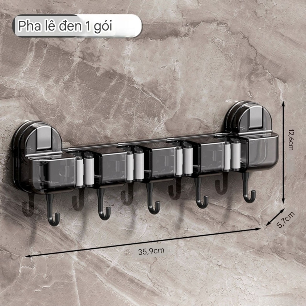 Thanh kẹp cây lau nhà có 5 móc nhỏ