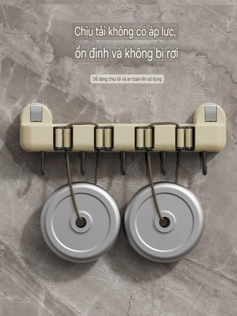 Thanh kẹp cây lau nhà có 5 móc nhỏ