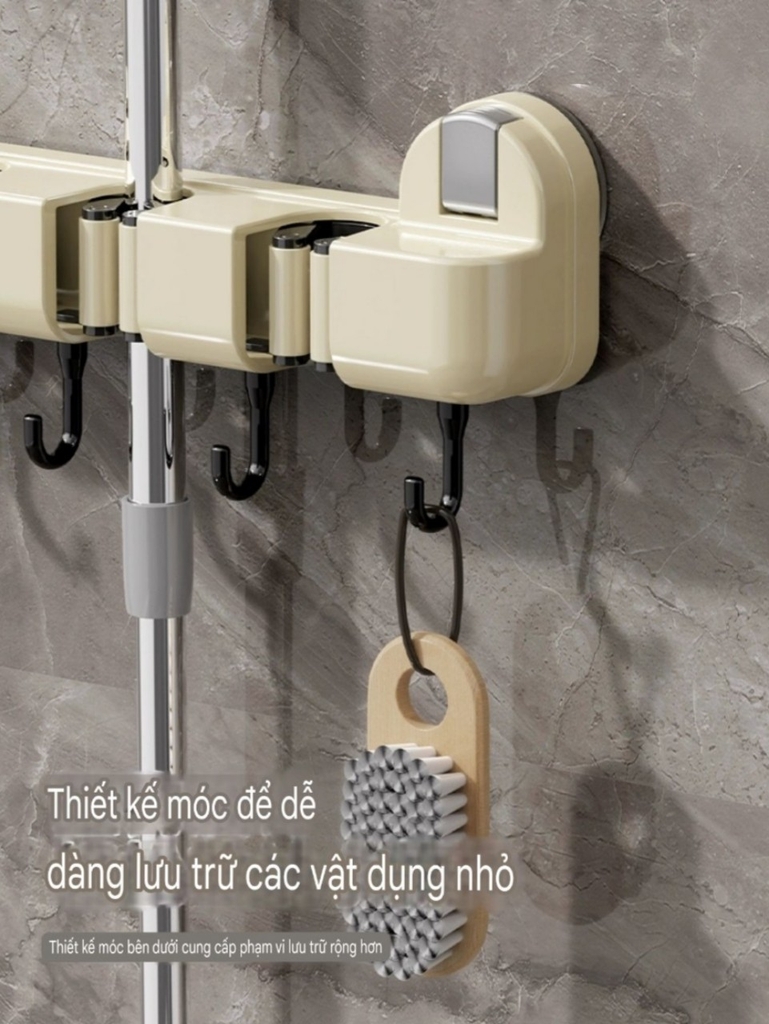 Thanh kẹp cây lau nhà có 5 móc nhỏ