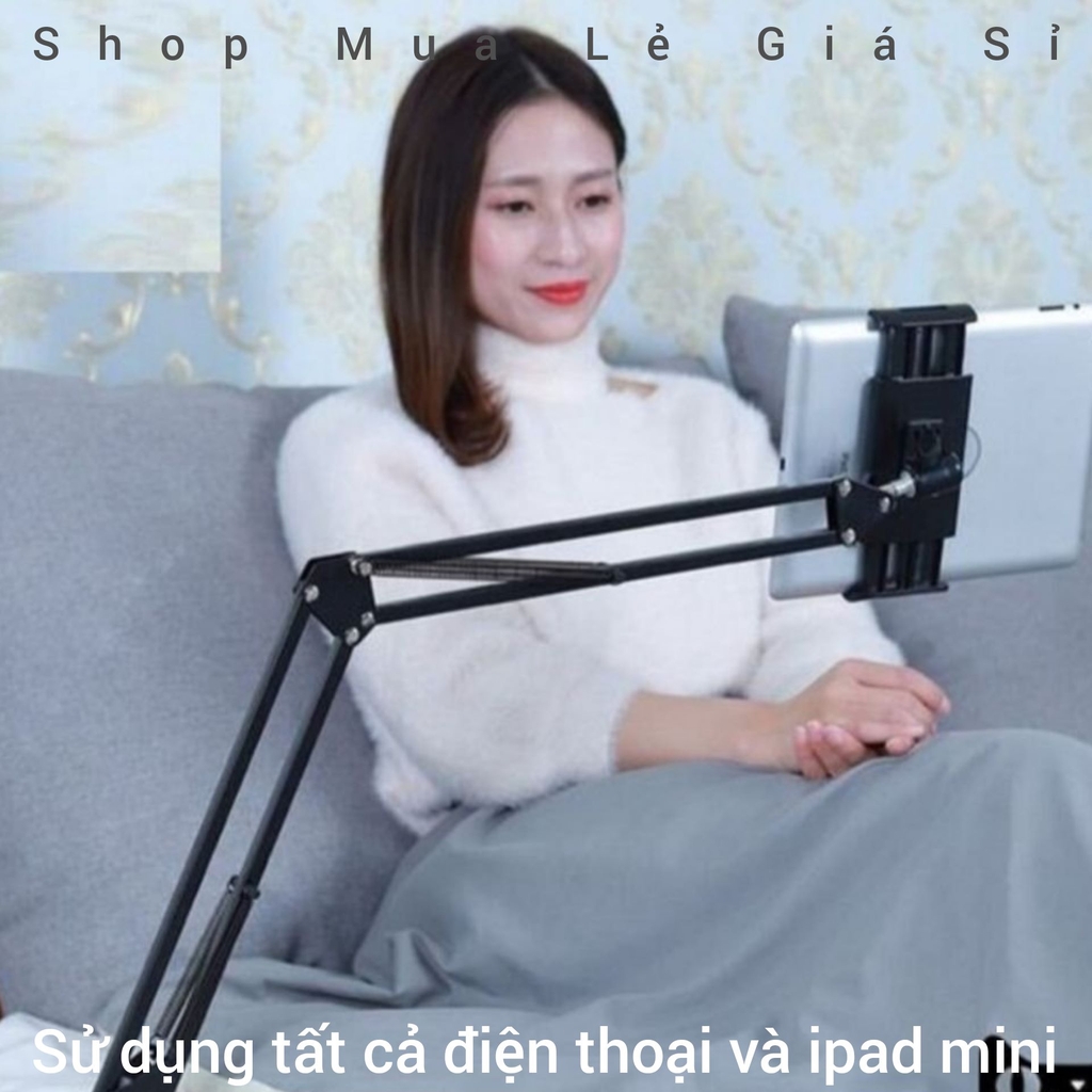Sử Dụng Livestream Sản Phẩm Hoặc Giải Trí - Giá Đỡ ĐT - IPad Kẹp Đầu Giường - Kẹp Cạnh bàn