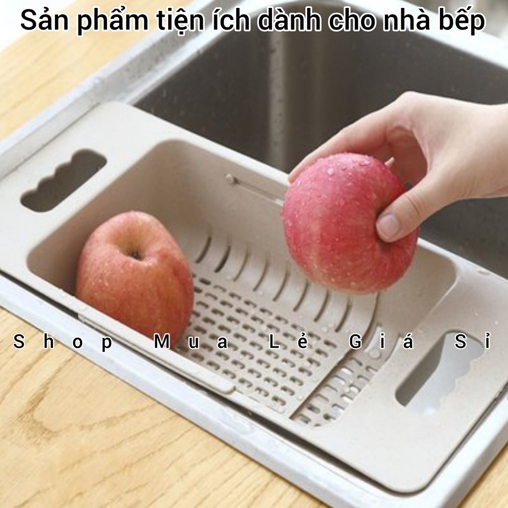 Rổ Nhựa Đa Năng Gác Bồn 👉 Điều Chỉnh Kích Thước Tiện Lợi  Sử Dụng Rửa Chén Bát 🍛 Rau Cải Trái Cây 🍇 Và Tất Cả Mọi Thứ