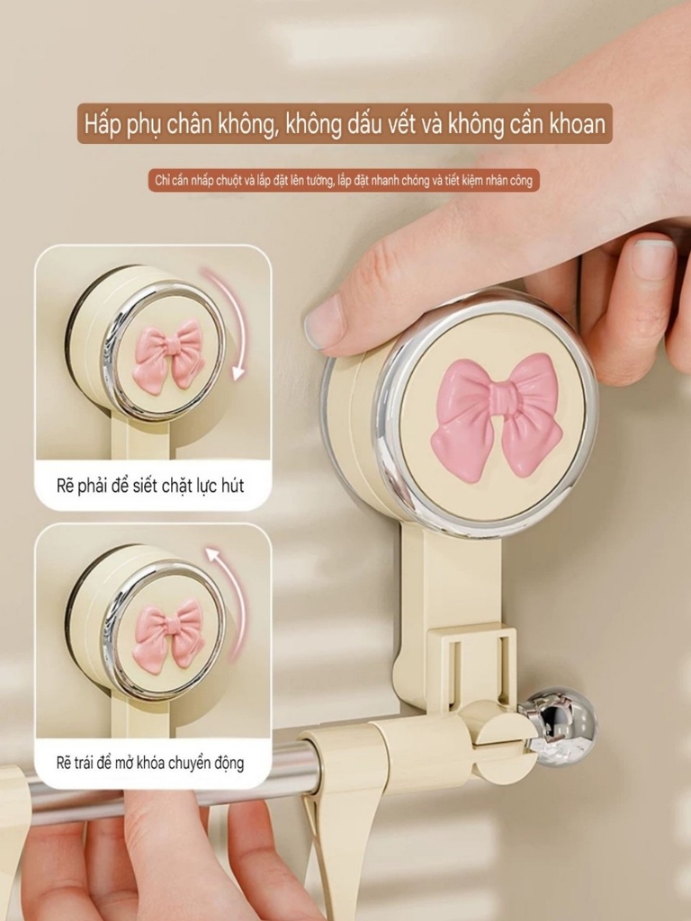 Giá treo khăn chỉnh kích thước có hộp để hành tỏi