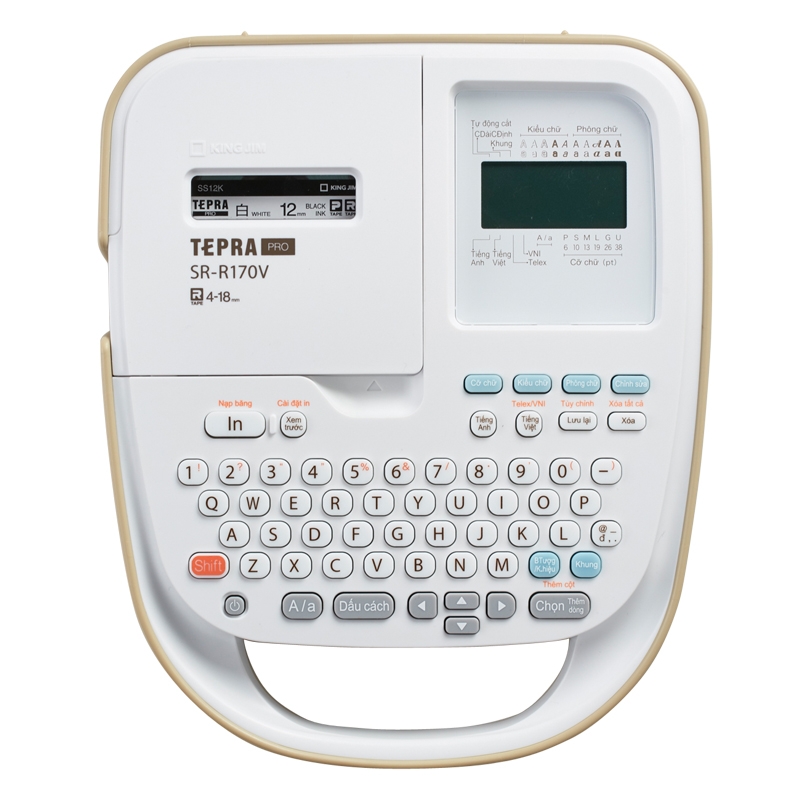 Tepra PRO SR-R170V Label Printer - KING JIM