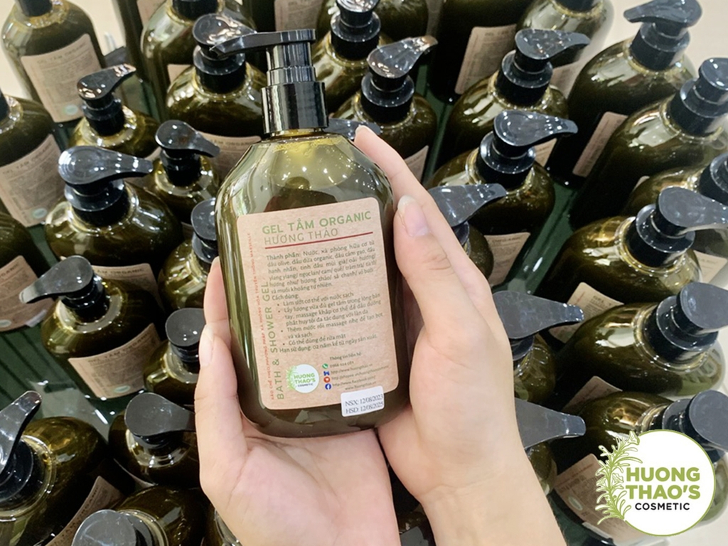 Gel tắm Tràm Trà Tía Tô kháng khuẩn ngừa mụn mịn da chai 300ml