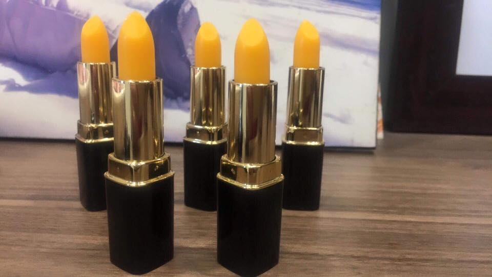 Son dưỡng hoa hồng organic Hương Thảo không màu dưỡng ẩm môi an toàn - vỏ búp bê