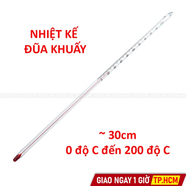 Nhiệt Kế Thủy Ngân 200 Độ